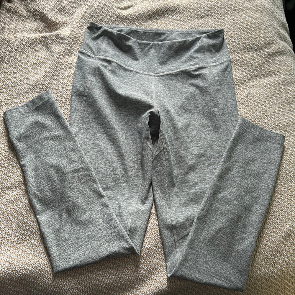 Warmup legging, good condition, 7/8 dove grey